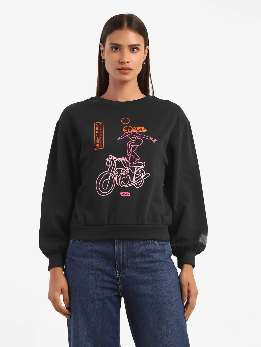product team spirit Performance Wear Graphic Sweatshirt From The Levi's Motorcycle Collection
