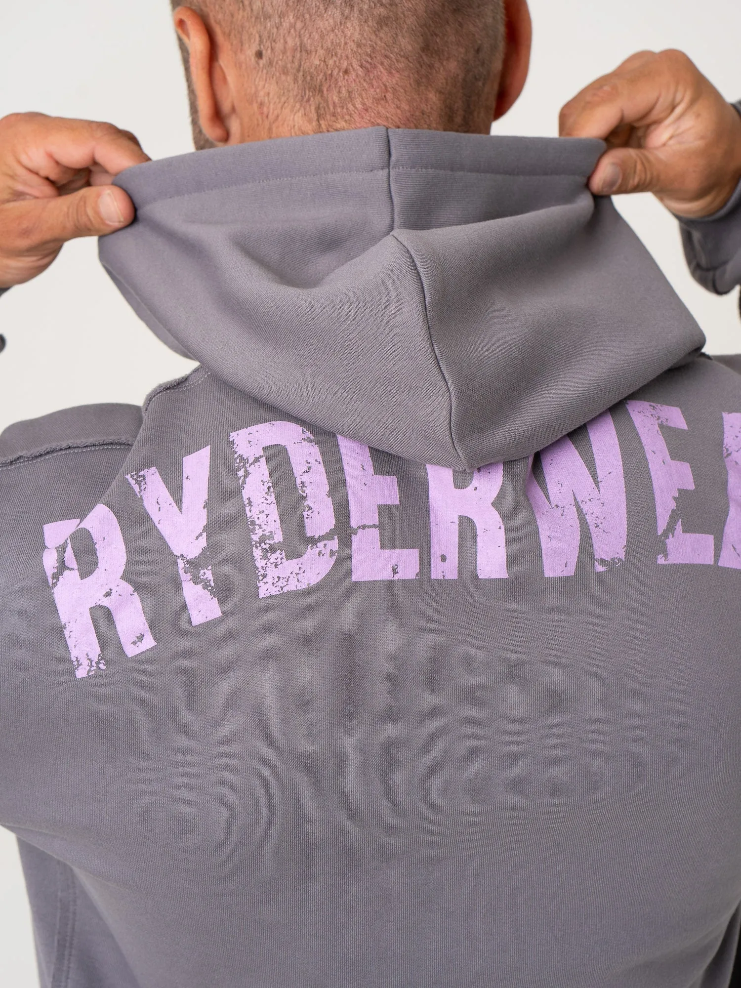 Stretch Paneling ReversibleStyle Force Hoodie - Charcoal