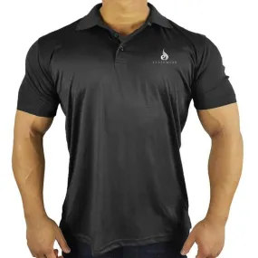 Summer Comfort Polo Tee - Black