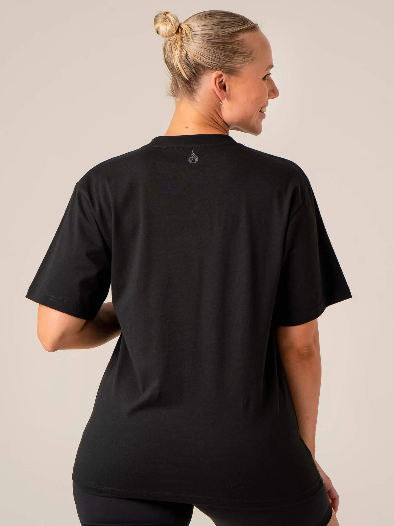 Positive Vibes T-Shirt - Black Cool Layer Wear Low carbon footprint