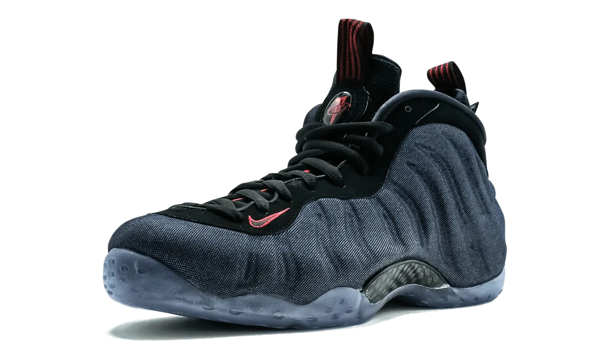 Air Foamposite One "Denim" Dynamic Lacing System