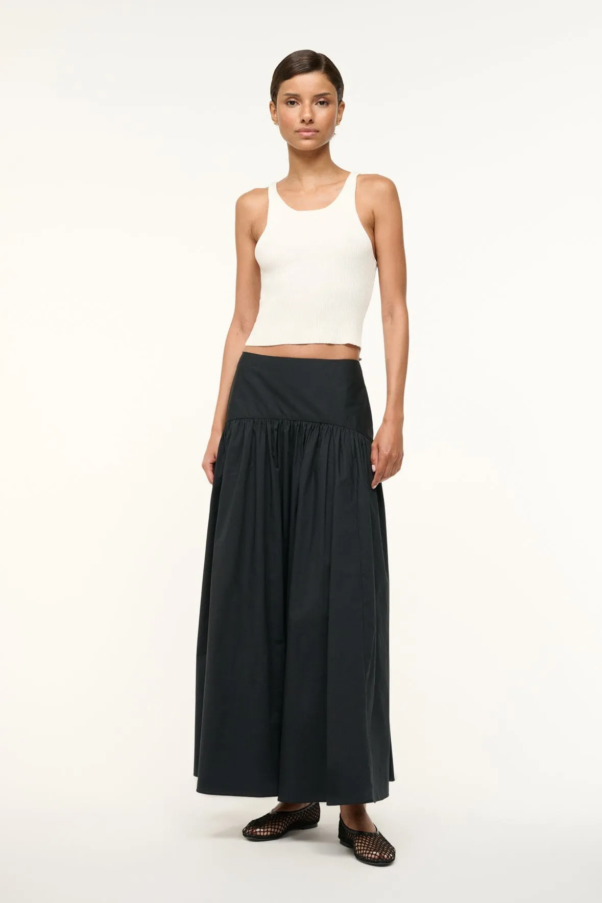 Evening Outing All Day Fit PROCIDA SKIRT | BLACK