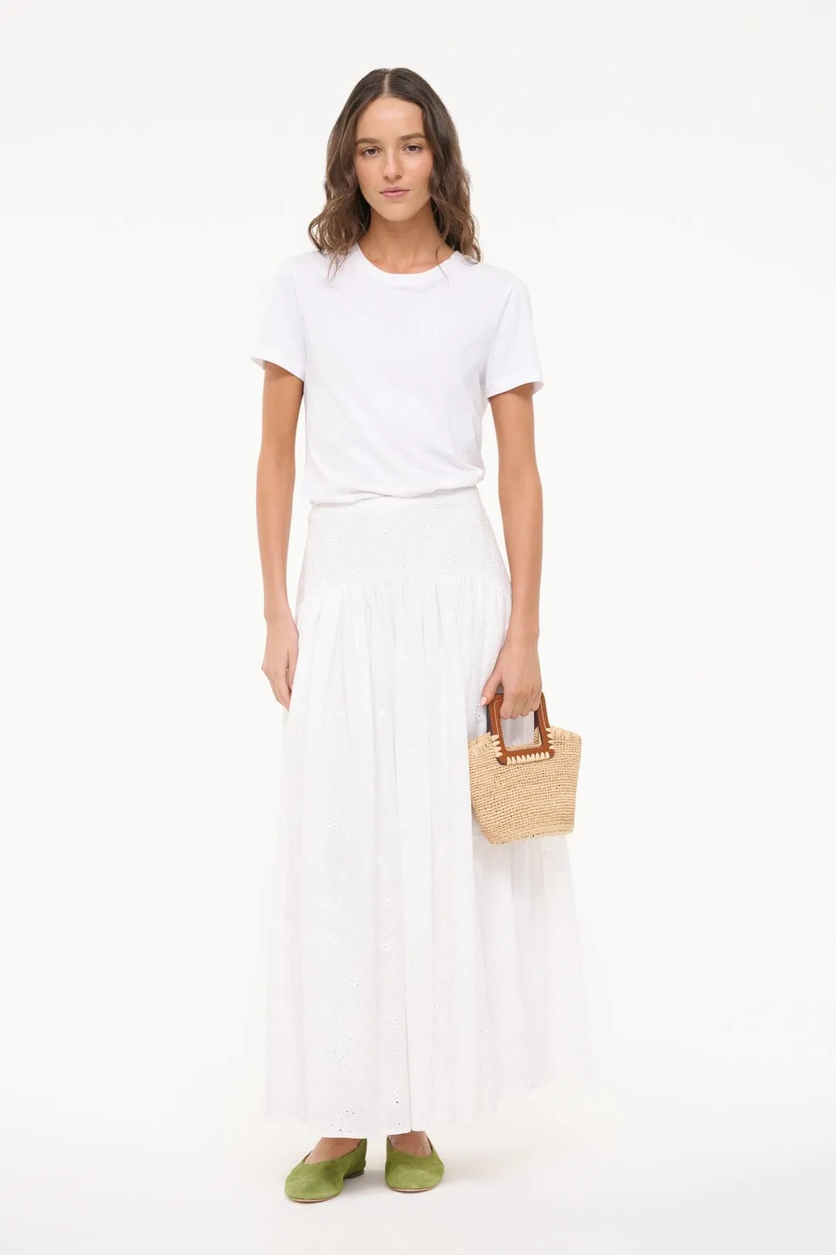 Classic Choice PROCIDA SKIRT | WHITE EYELET