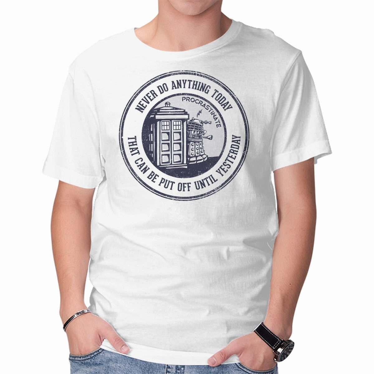 RibbedNeckBanding Procrastinator