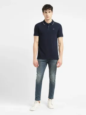 Relaxed Design Men's Solid Slim Fit Polo T-shirt