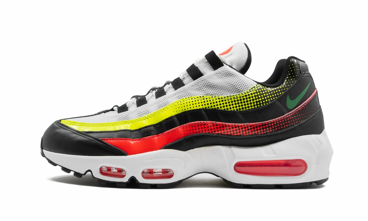 Slip Resistance Hexagon Pattern AdjustableStrap Air Max 95 SE "SOLAR RED"
