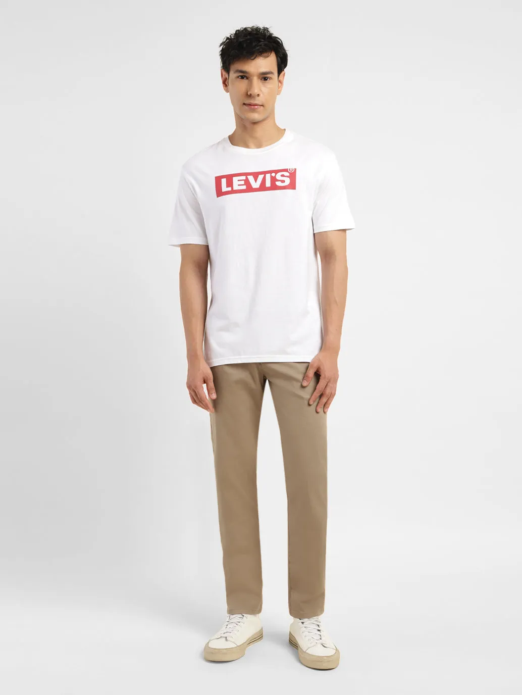 Quick Comfort Design Men's 511 Brown Slim Fit Chinos