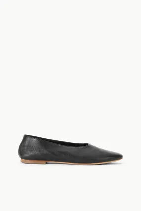 ALBA BALLET FLAT | BLACK Main Lane Style Ready Footwear