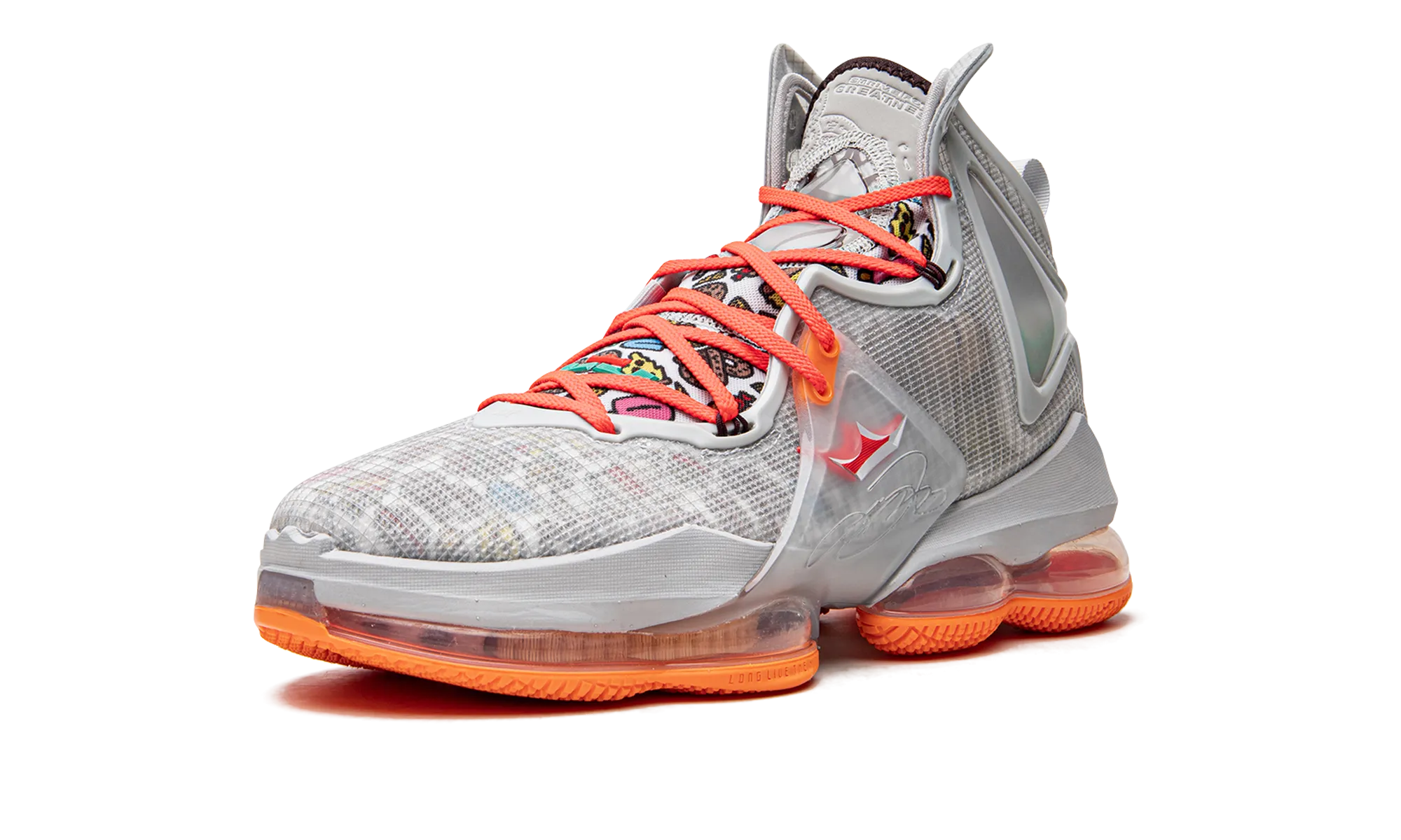 LeBron 19 "Fast Food" Thermo Regulating Insole Sneakers Flexibility