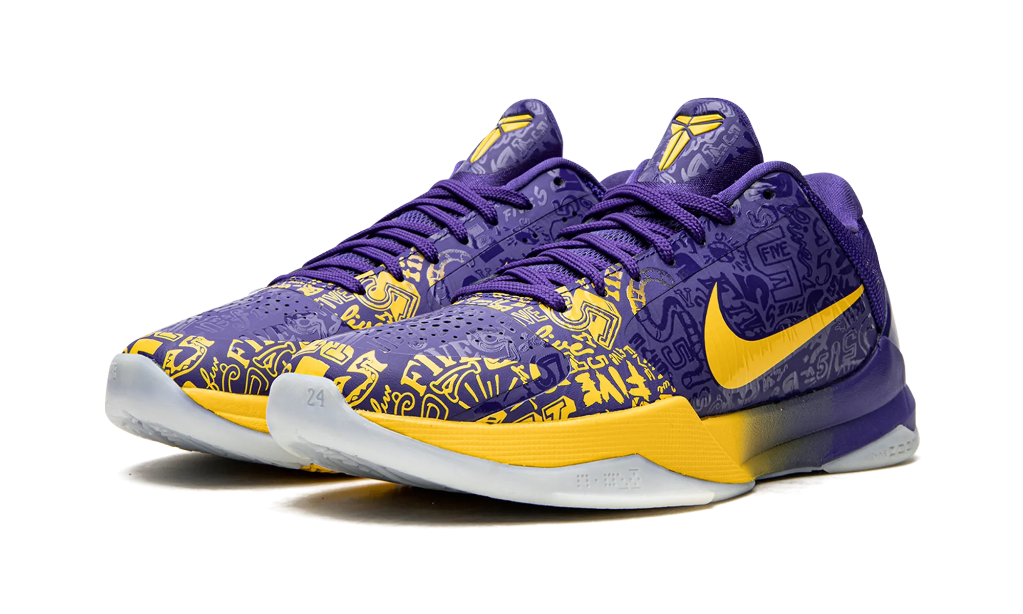 Kobe 5 Protro "5 Rings" Stretchable Collar Design