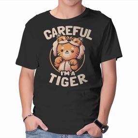Careful I'm A Tiger Minimal Design Sporty Comfort Fit
