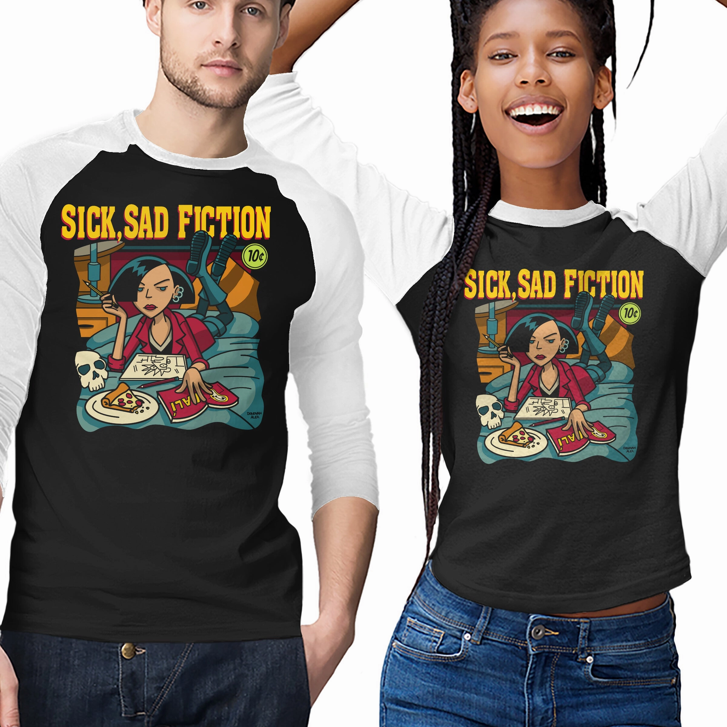 Soft Stretch Fit Sick Sad Fiction