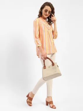 Madame Raw Hem Beige High Rise Skinny Fit Jeans Minimalist Traveler Gear Bold Look Modern Minimalist Creative Look Home Comfort