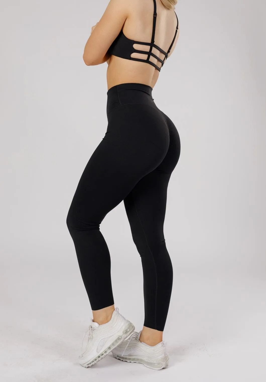 Fitness Training Eco Friendly RecStretch? DesB High Flow Sculptseam? Plus Legging Black
