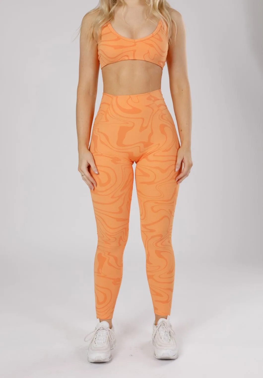 Stretch Fit For Teens RecStretch? DesB High Flow Sculptseam? Plus Legging Creamsicle