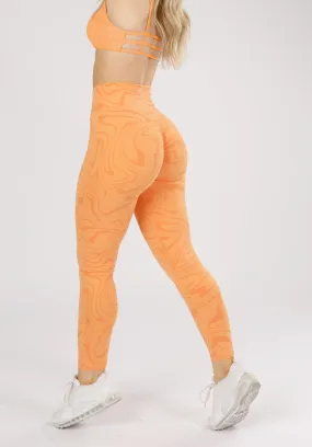 RecStretch? DesB High Flow Sculptseam? Plus Legging Creamsicle Moisture Management