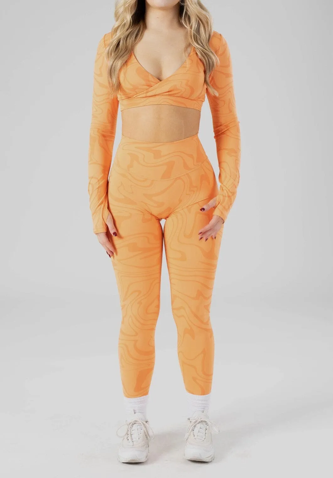 Fit For All Day Easy Flex RecStretch?  DesB Original Sculptseam?  Plus Legging Creamsicle