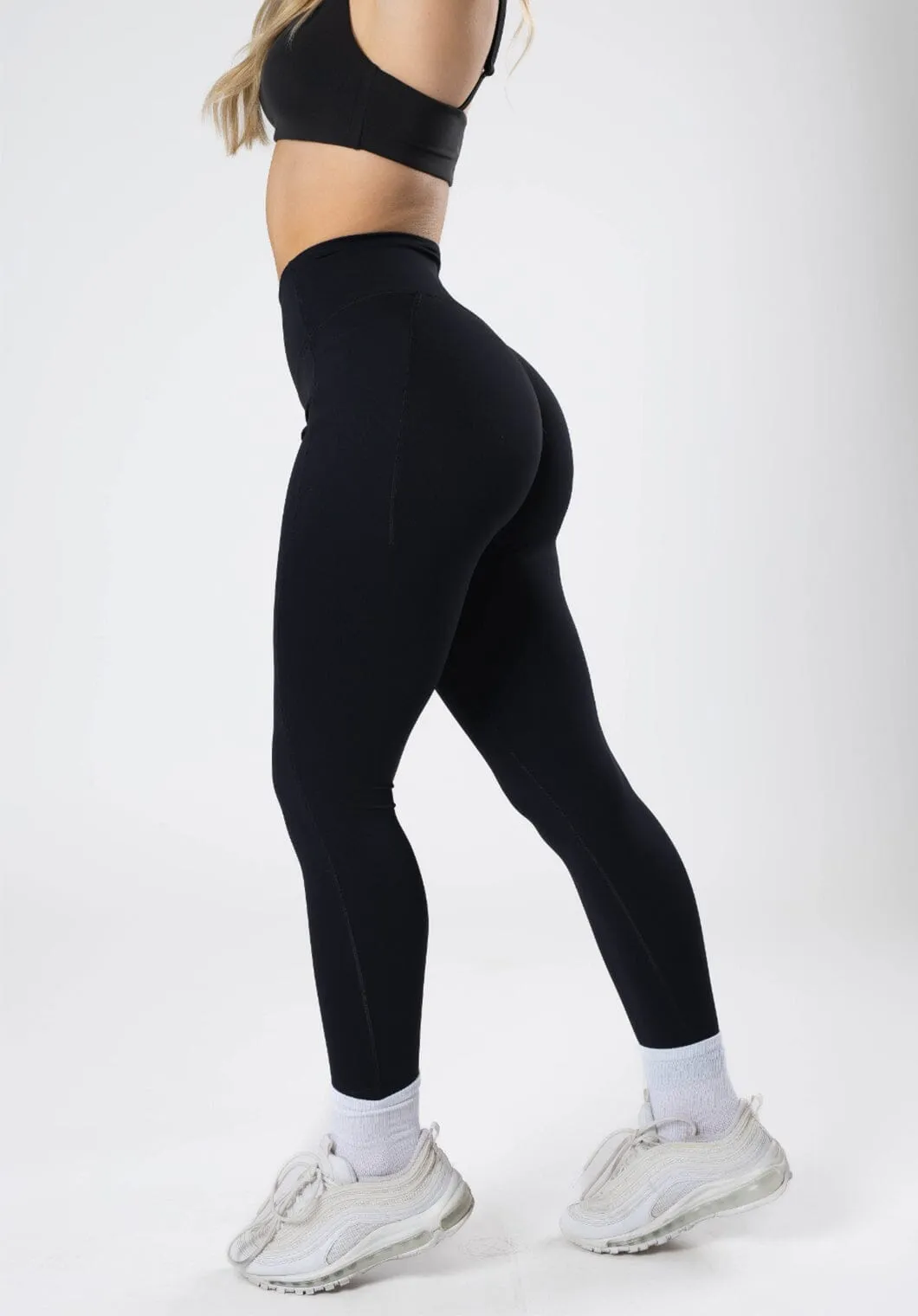 Fitness Lover Eco Friendly All-Day Wear RecStretch? Empower Sculptseam? Plus Pocket Legging Black