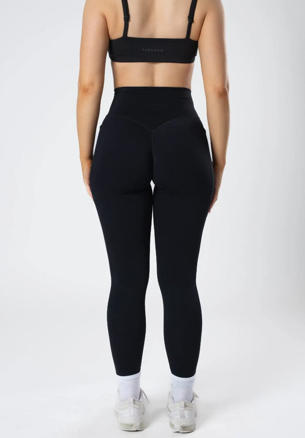 RecStretch? Empower Sculptseam? Plus Pocket Legging Black Plus Size Shape Retain