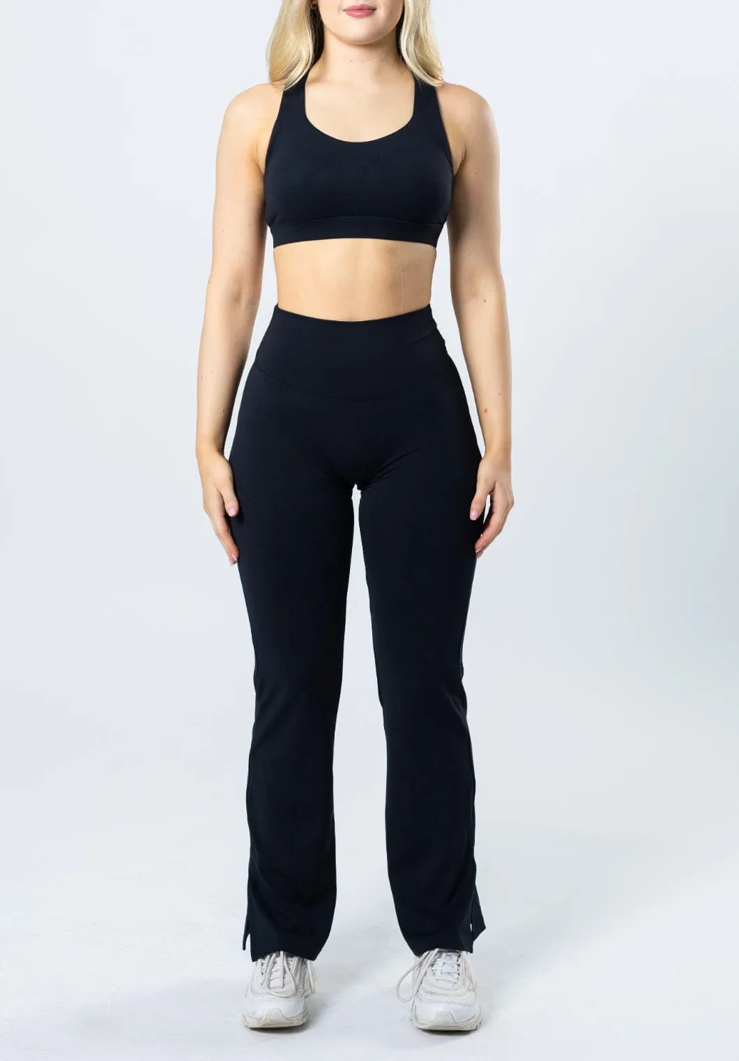 RecStretch? Original Sculptseam? Plus Flare Legging 31" Black Outdoor Lover Travel Outfit Slim Stretch