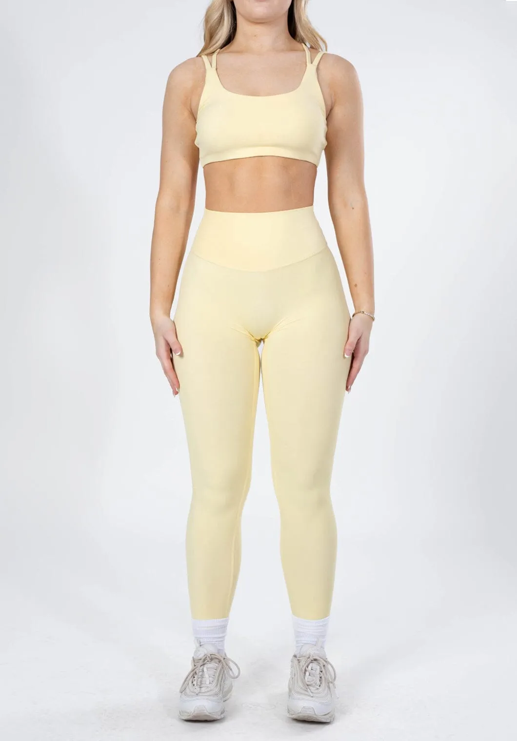RecStretch Original Sculptseam? Plus Legging Lemon Drop Cozy Base Ergonomic Fit