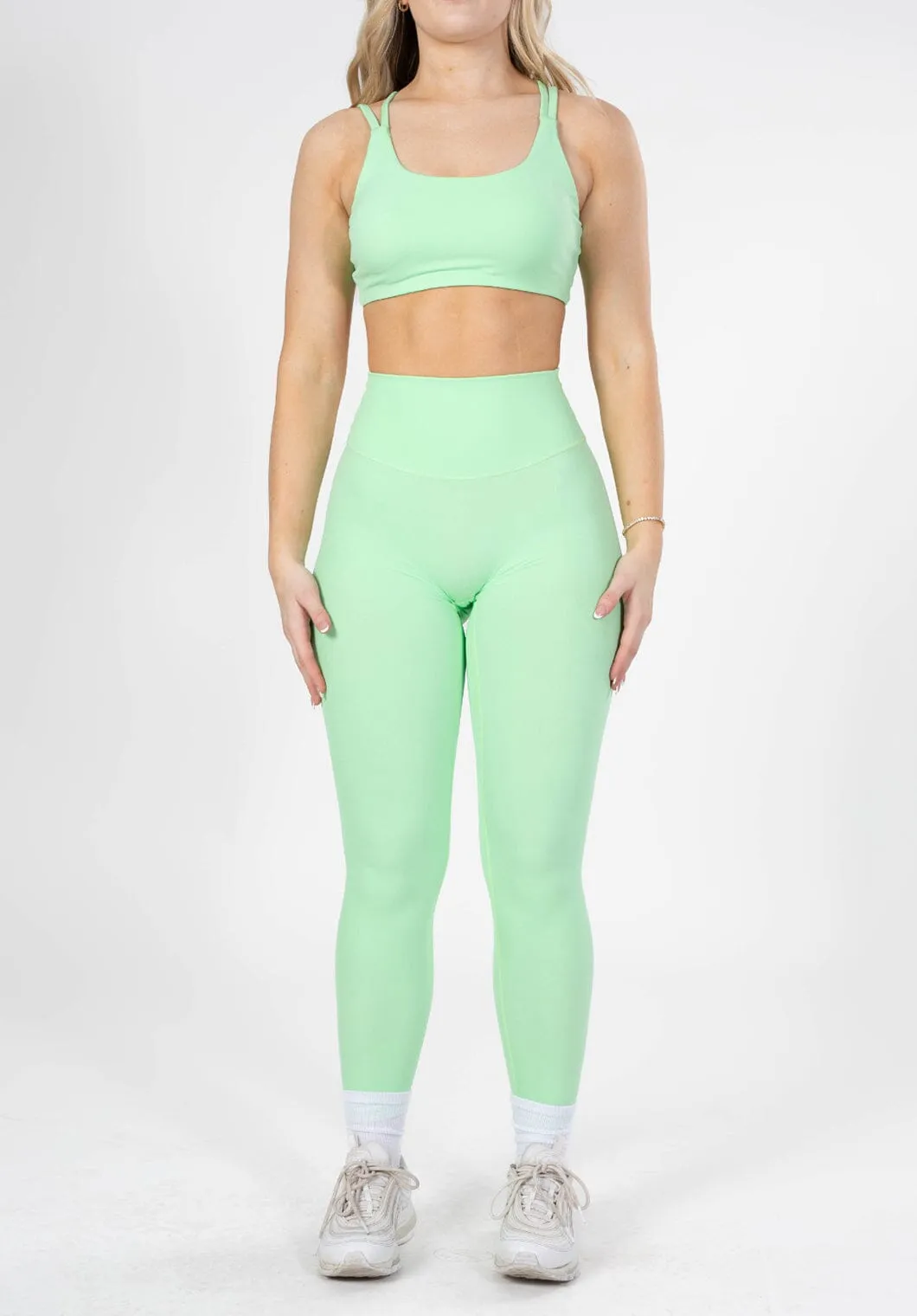 RecStretch Original Sculptseam? Plus Legging Mint Chip Sleek and Slim Active Lifestyle Eco Friendly