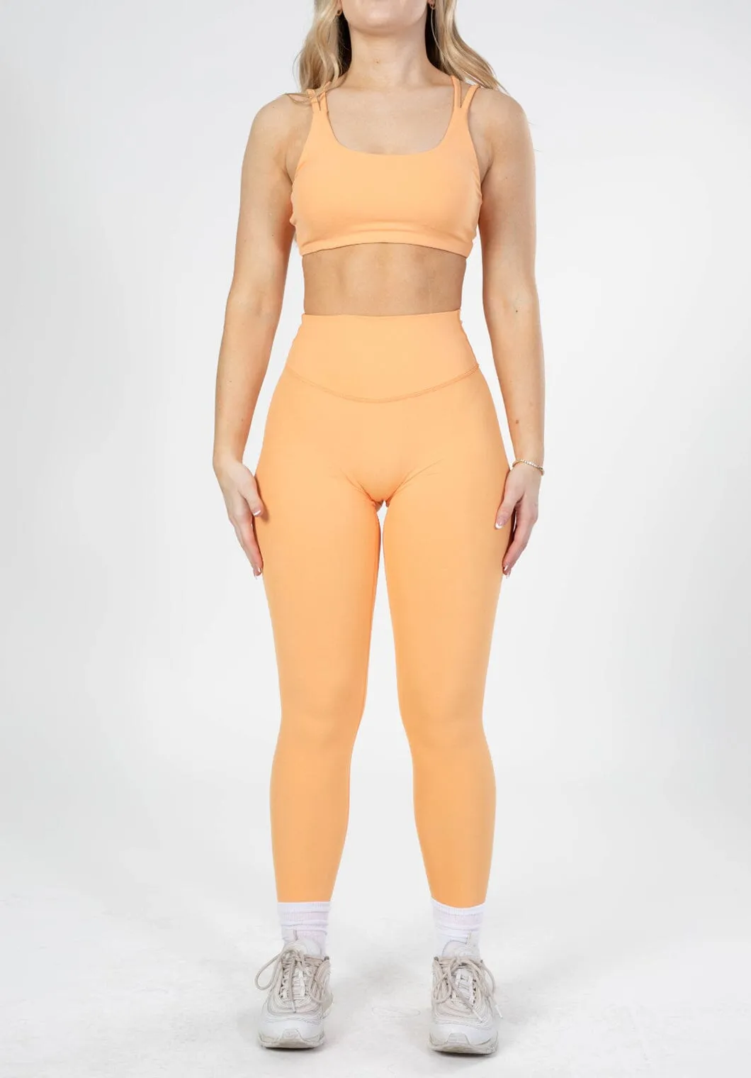 Ultra Durable RecStretch Original Sculptseam? Plus Legging Orangesicle