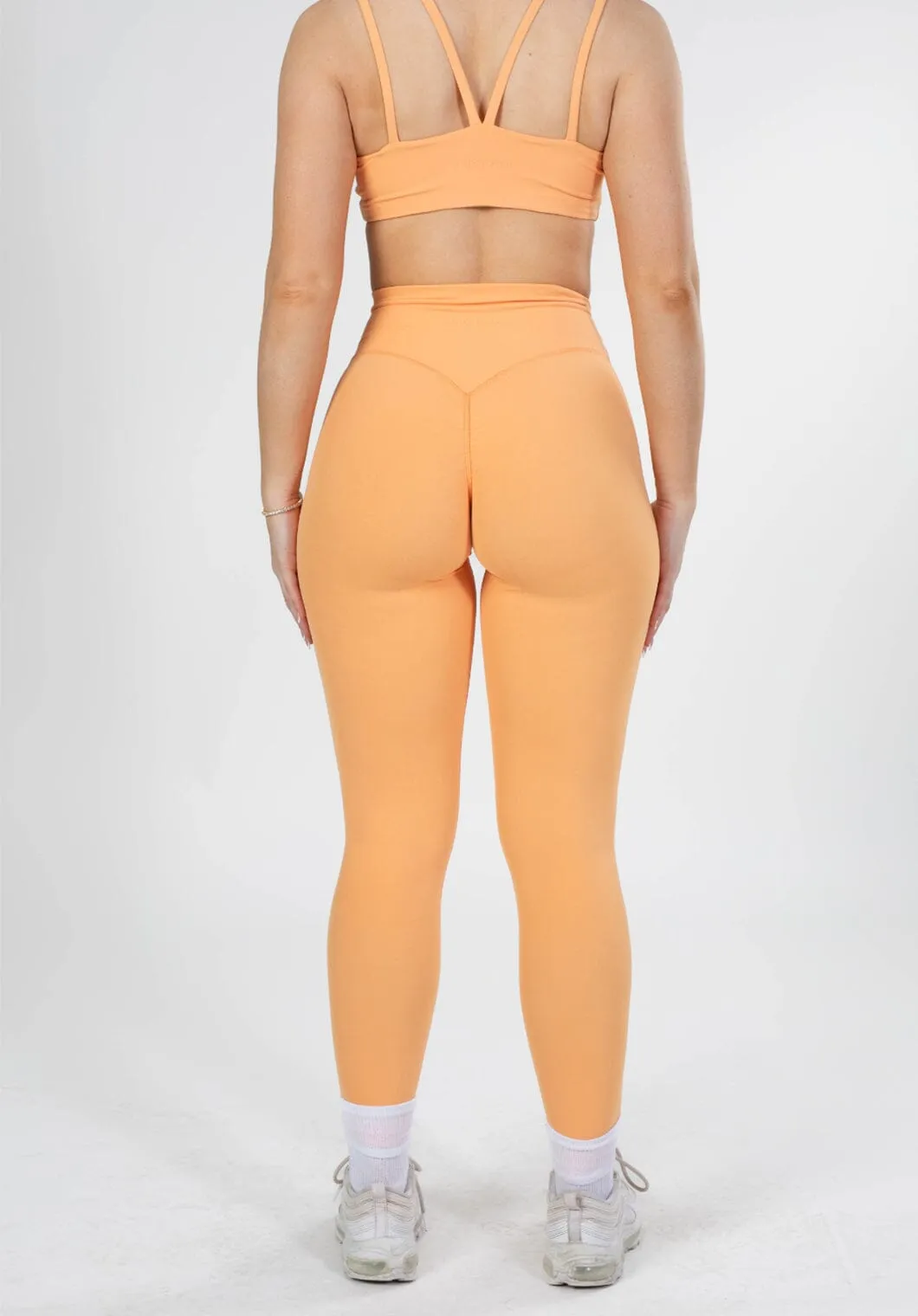 For Teens Winter Sports Flattering Waist Fit RecStretch Original Sculptseam? Plus Legging Orangesicle