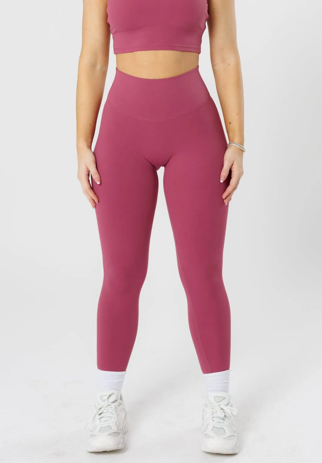 Secure Pocket Seams Airport Travel Active Lifestyle RecStretch Original Sculptseam? Plus Legging Raspberry