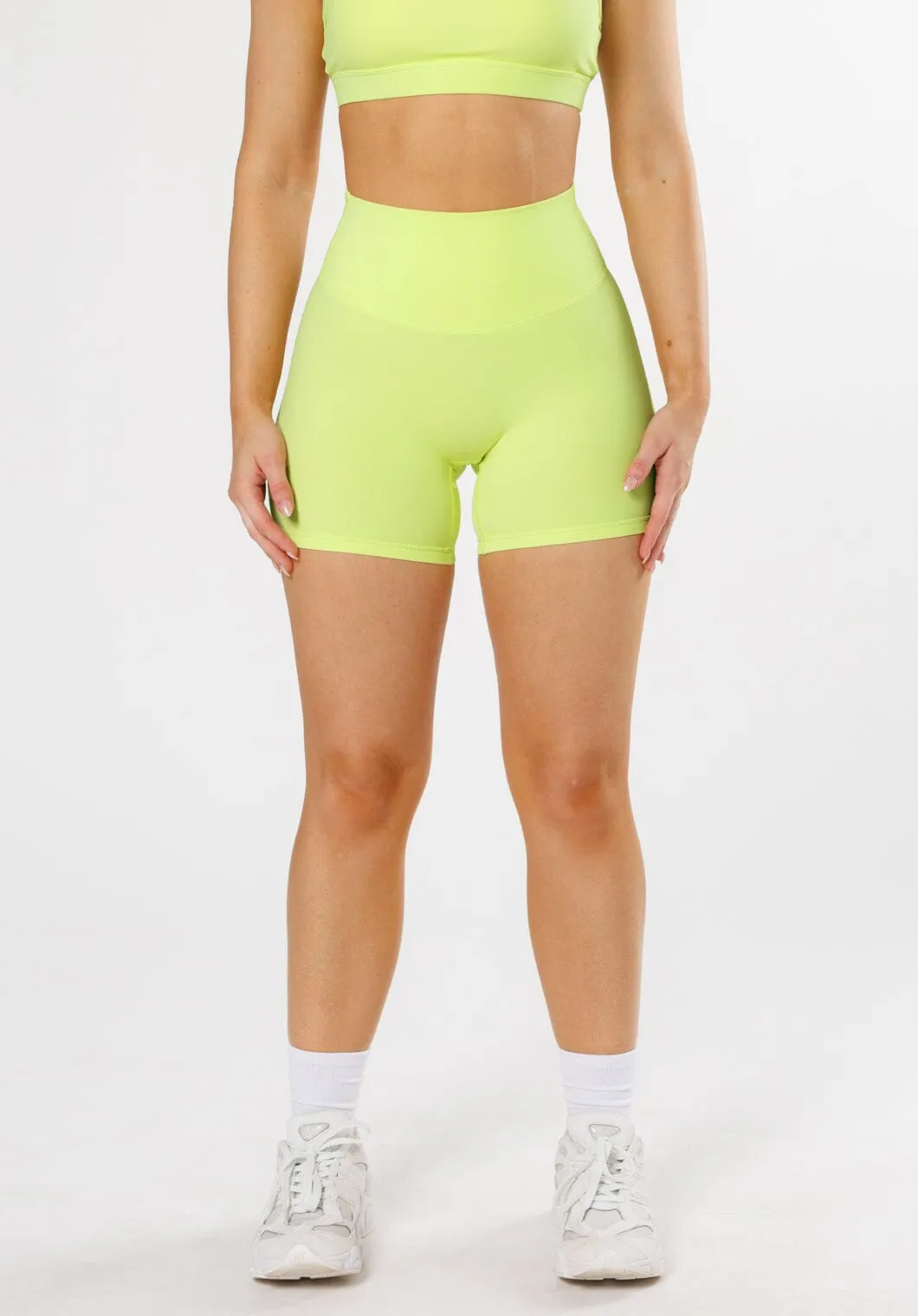 Odor Control Technology Slim Motion Fit RecStretch Original Sculptseam? Plus Short 5" Lemon Lime