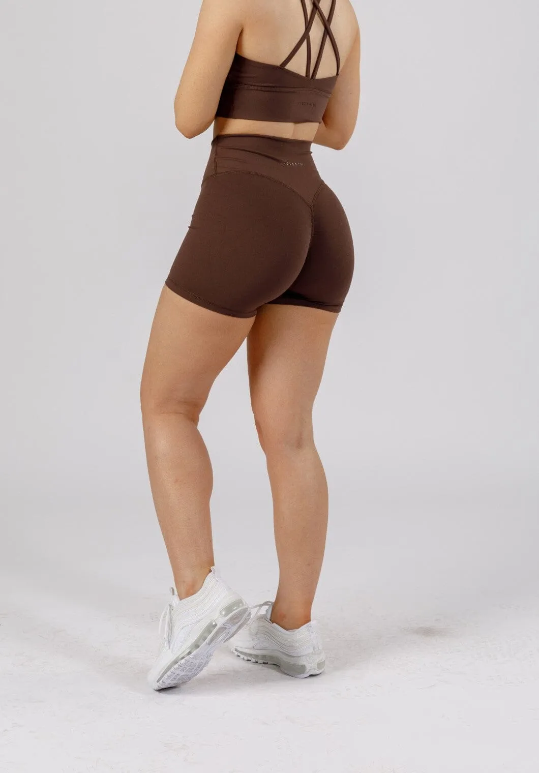 Moisture Management Lining Balanced Fit RecStretch Original Sculptseam? Plus Short 5" Walnut