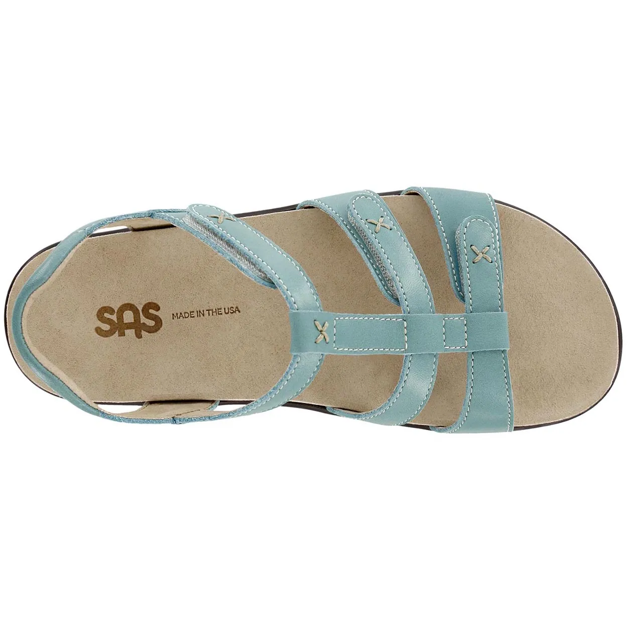 Sorrento - Turquoise Multi Directional Flex Zones Moisture Wicking Lining