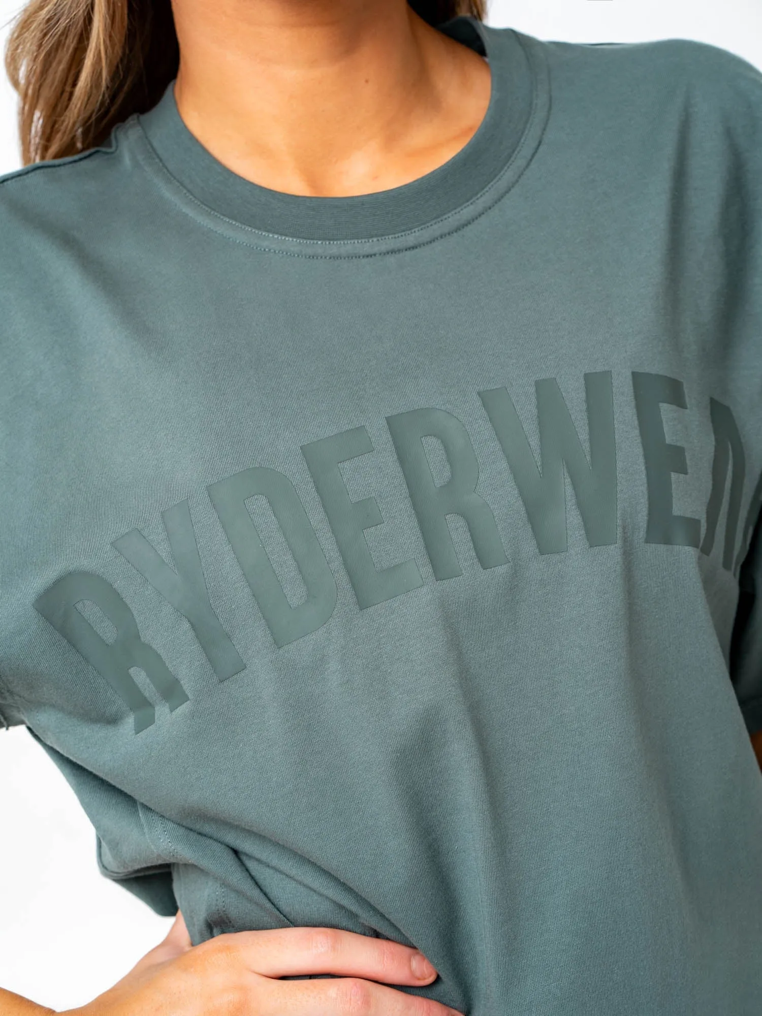 Force Oversized T-Shirt - Fern Green Outdoor Light