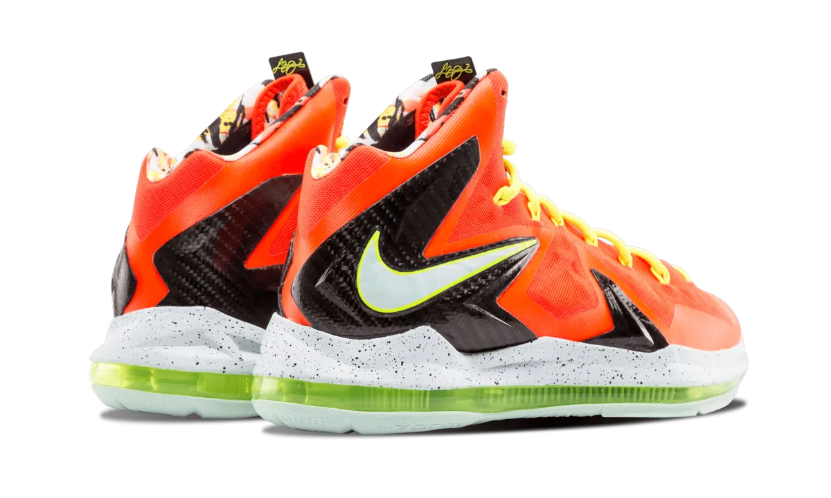 Lebron 10 P.S Elite "Total Crimson" Anti Slip Structured Arch Fit