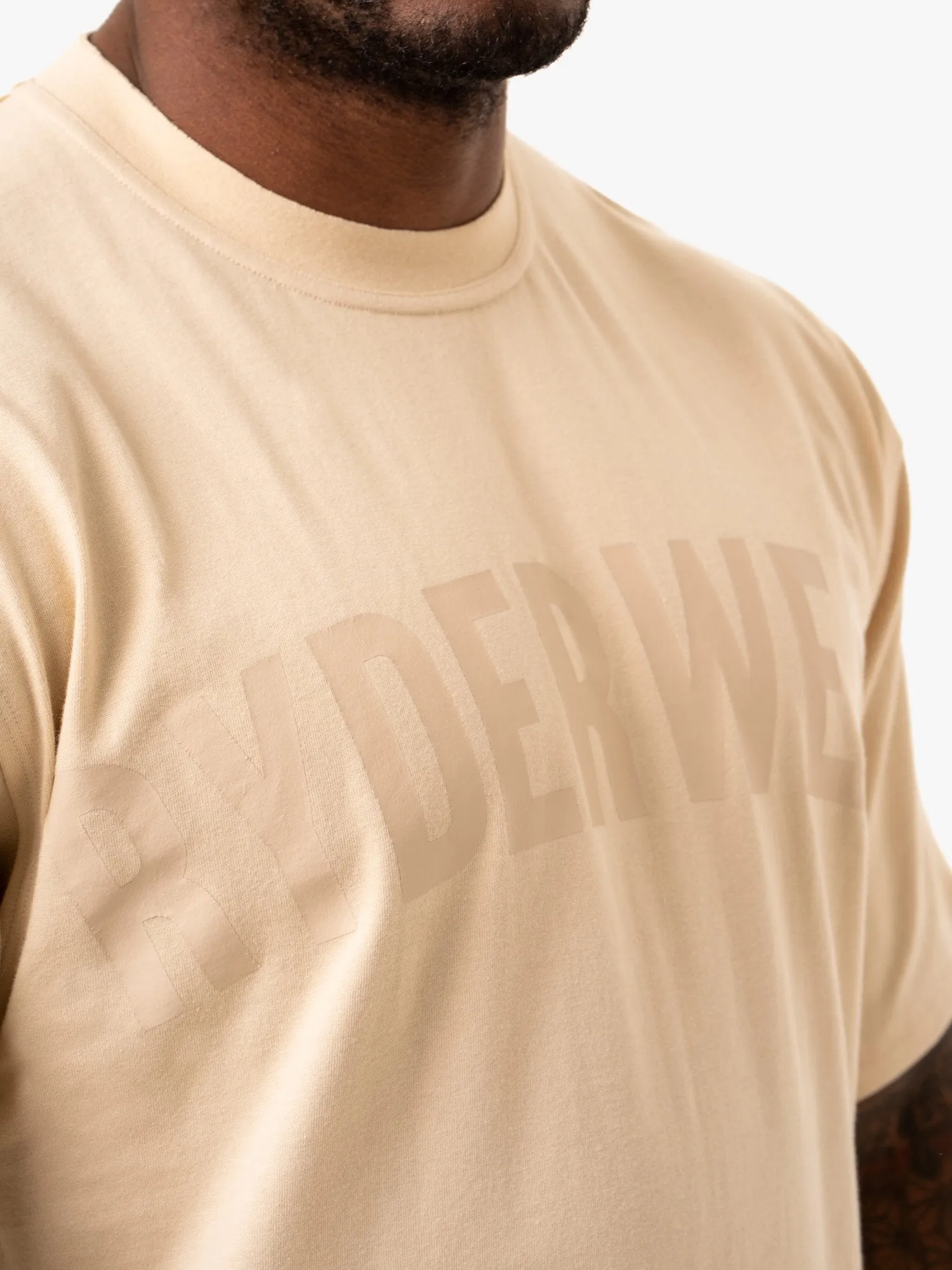 Force Oversized T-Shirt - Sand All-Day Comfort Wear