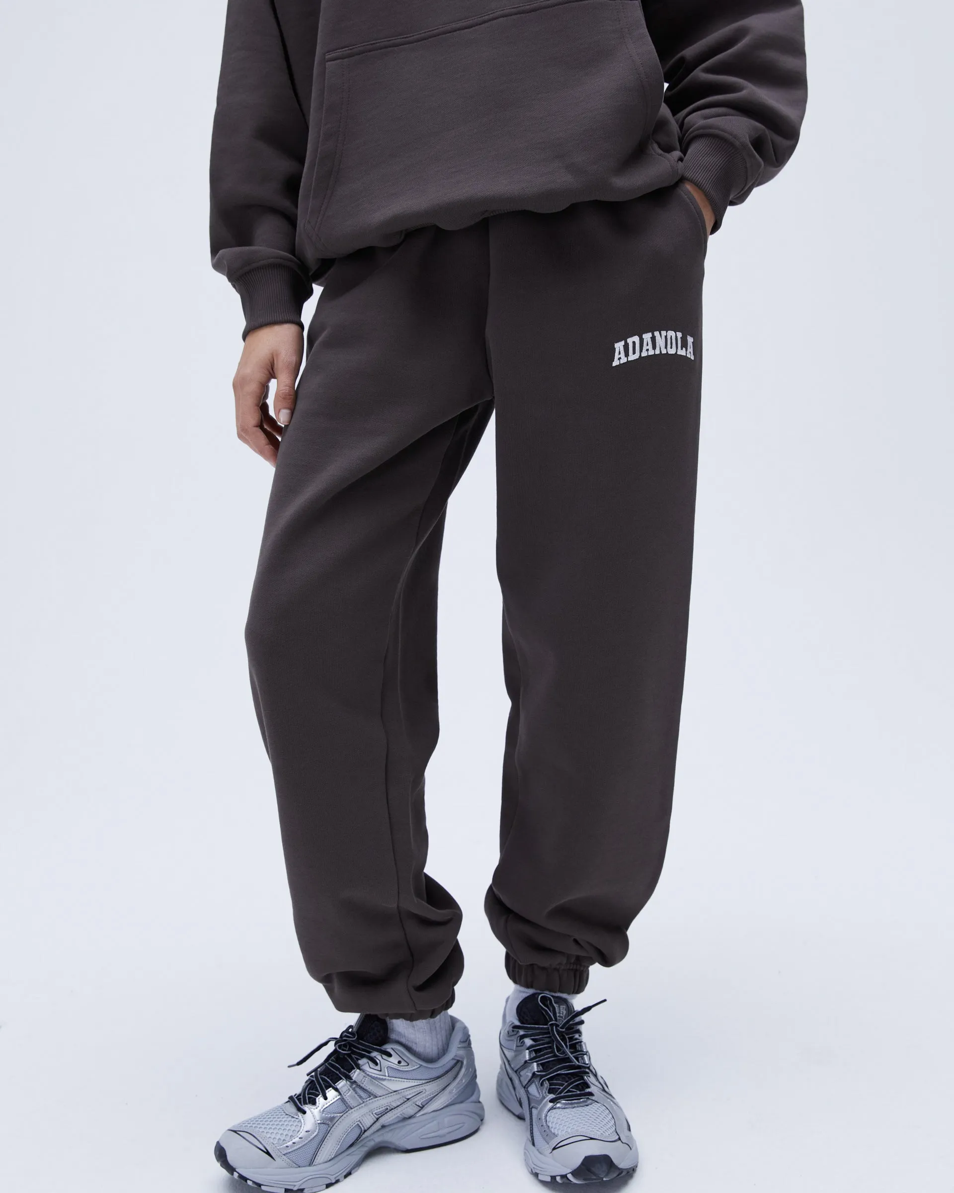 Varsity Sweatpants - Coffee Bean Functional fashion wear ResilientElasticBand