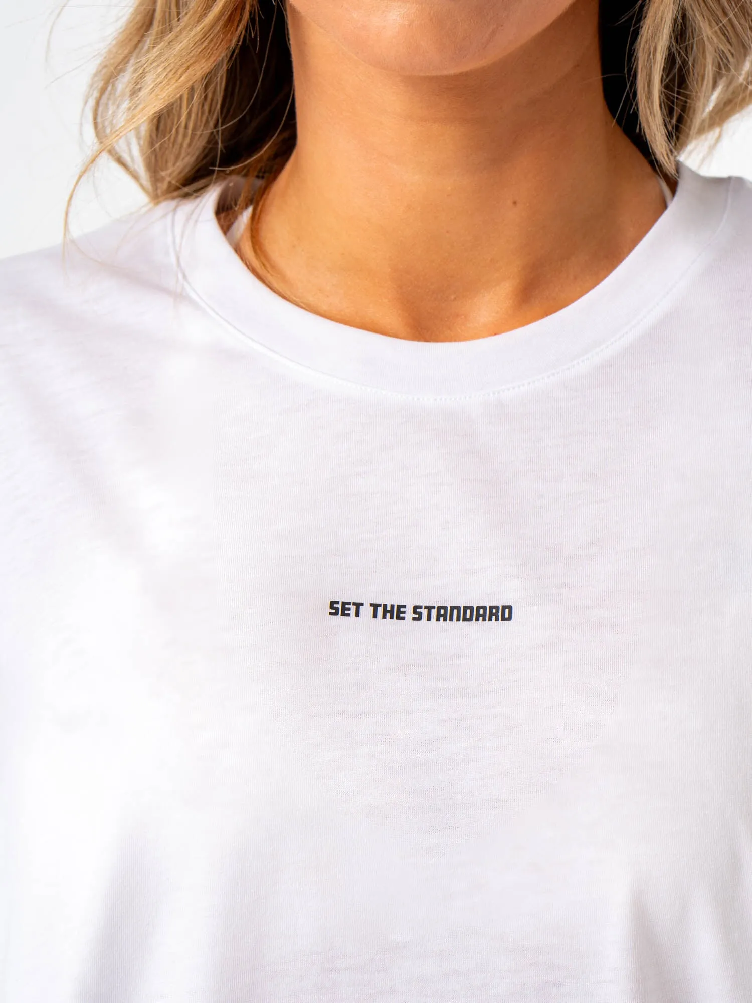 Emerge Oversized T-Shirt - White Travel Light Anti-pilling