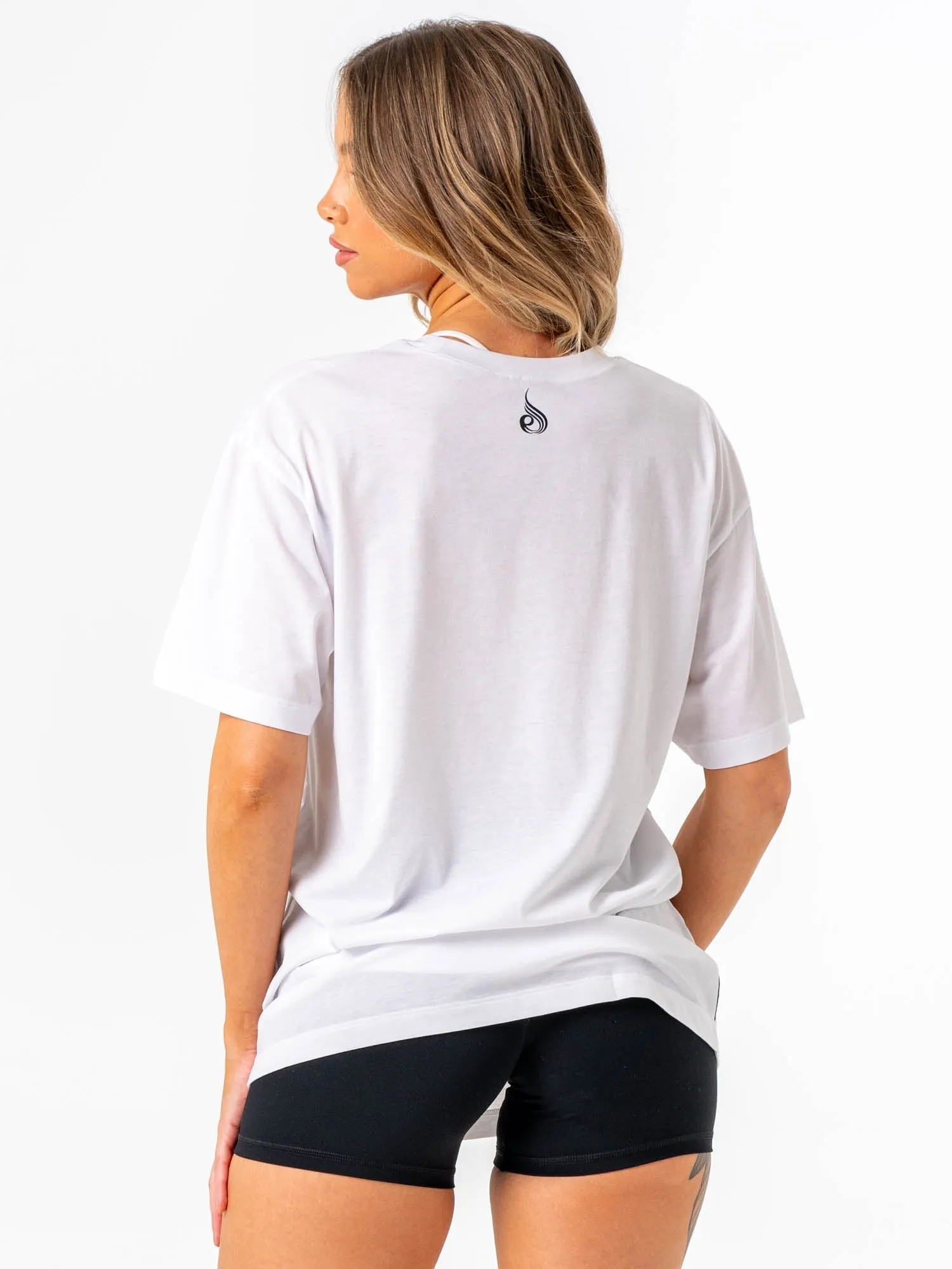 Emerge Oversized T-Shirt - White Fade Resistant Dye StretchComfortWeave
