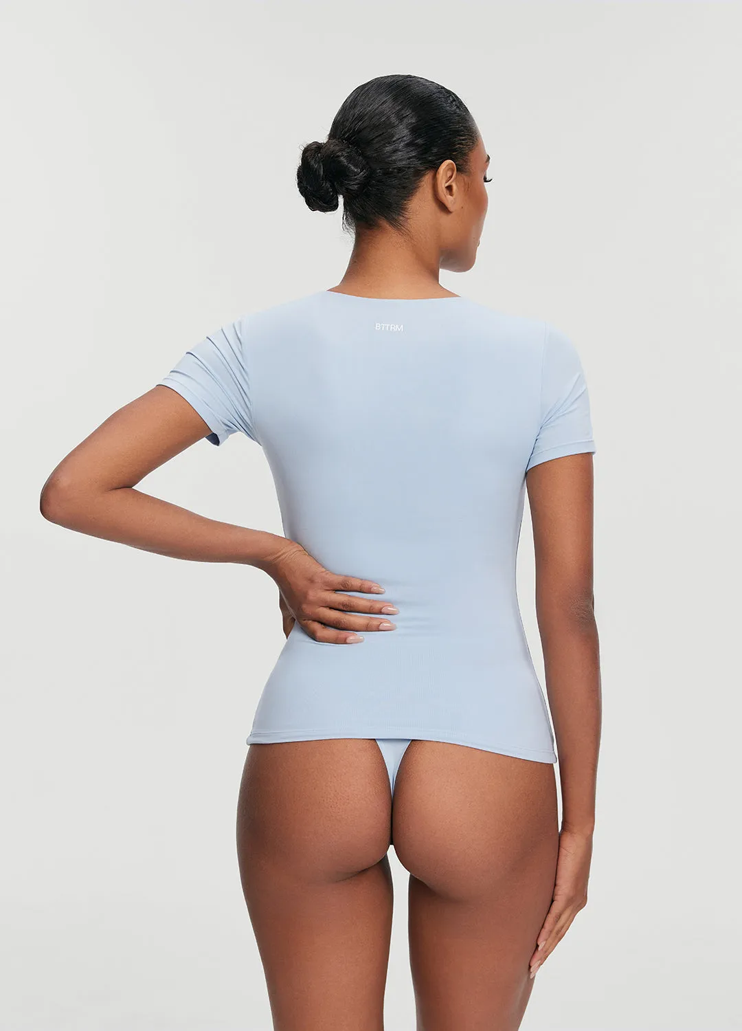 Light Style Trend Short Sleeve Crew Neck Top