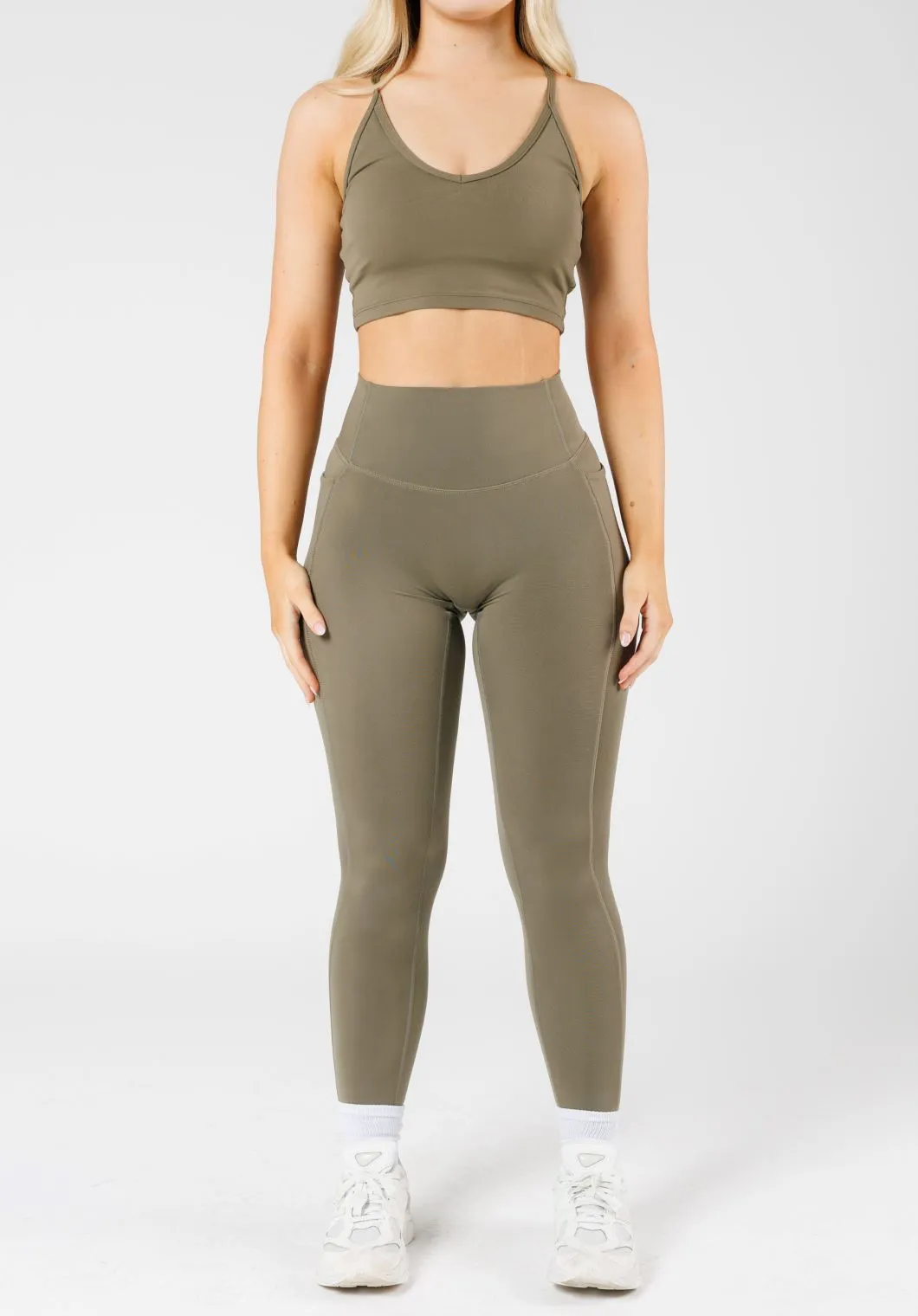 Morning Stretch Active Lifestyle Reluna Empower Sculptseam? Pocket Legging Everglades