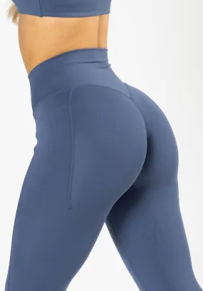 Non see through Fit For Action Reluna?  Empower Sculptseam? Pocket Legging Vintage Indigo