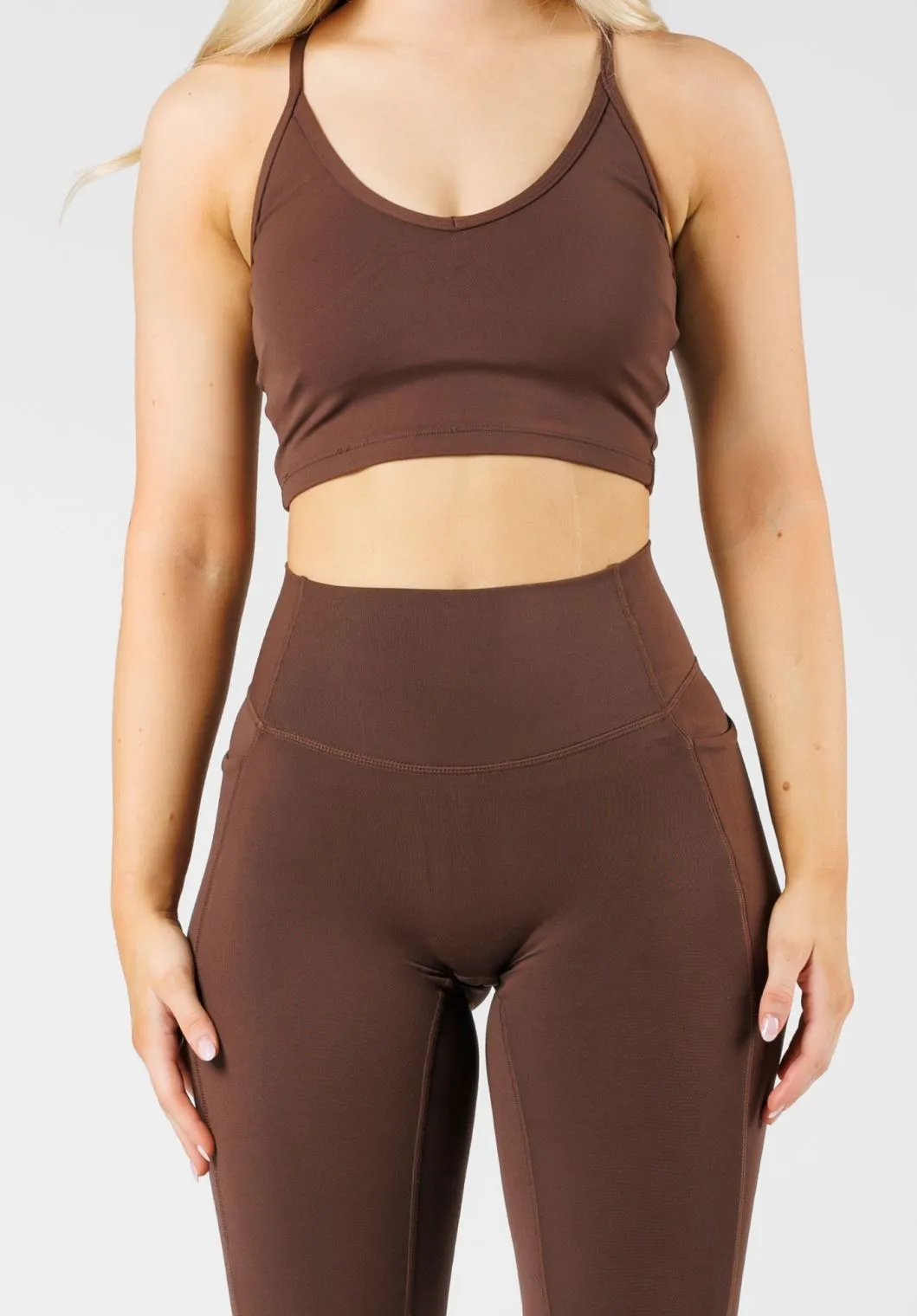 Reluna?  Empower Sculptseam? Pocket Legging Walnut Body Hugging Fit