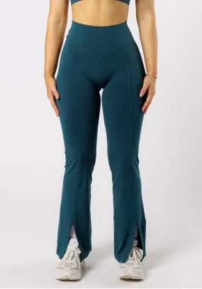 Reluna? Front Slit Sculptseam? Flare Leggings 31" Serpentine Chic Vibe