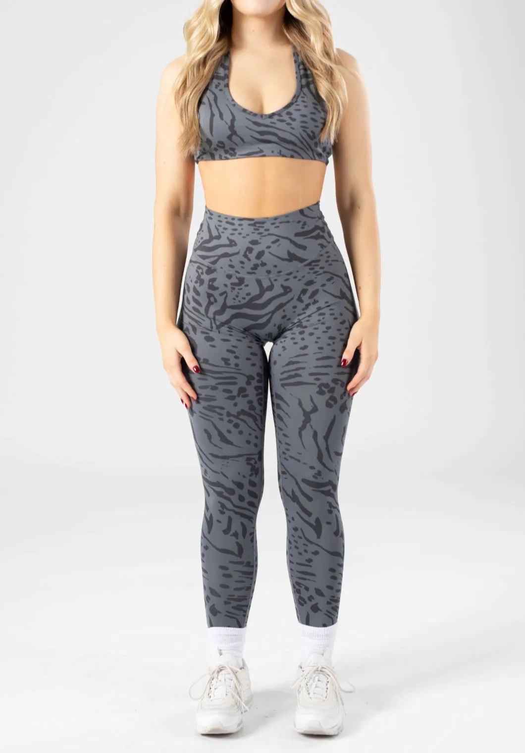 Quick Dry Weekend Trip Reluna Original Sculptseam? Legging Grey Tiger