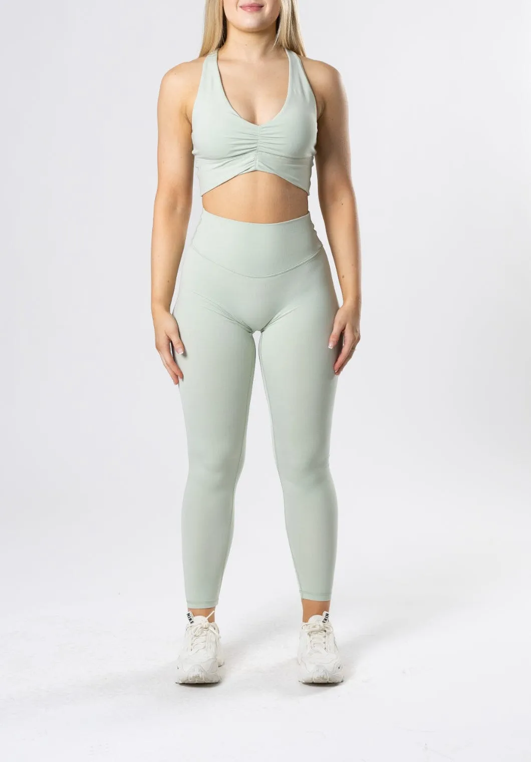 Fitness Training Maternity Wear Essential Piece Reluna Original Sculptseam? Plus Legging Sage