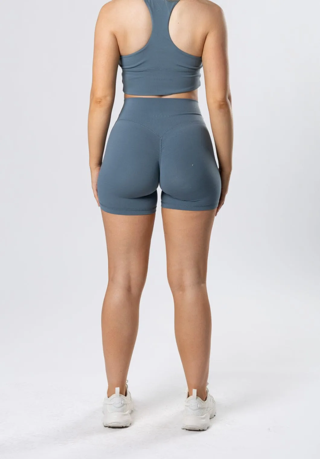 Reluna Original Sculptseam? Plus Short Slate Foldable style Low Bulk Waistband