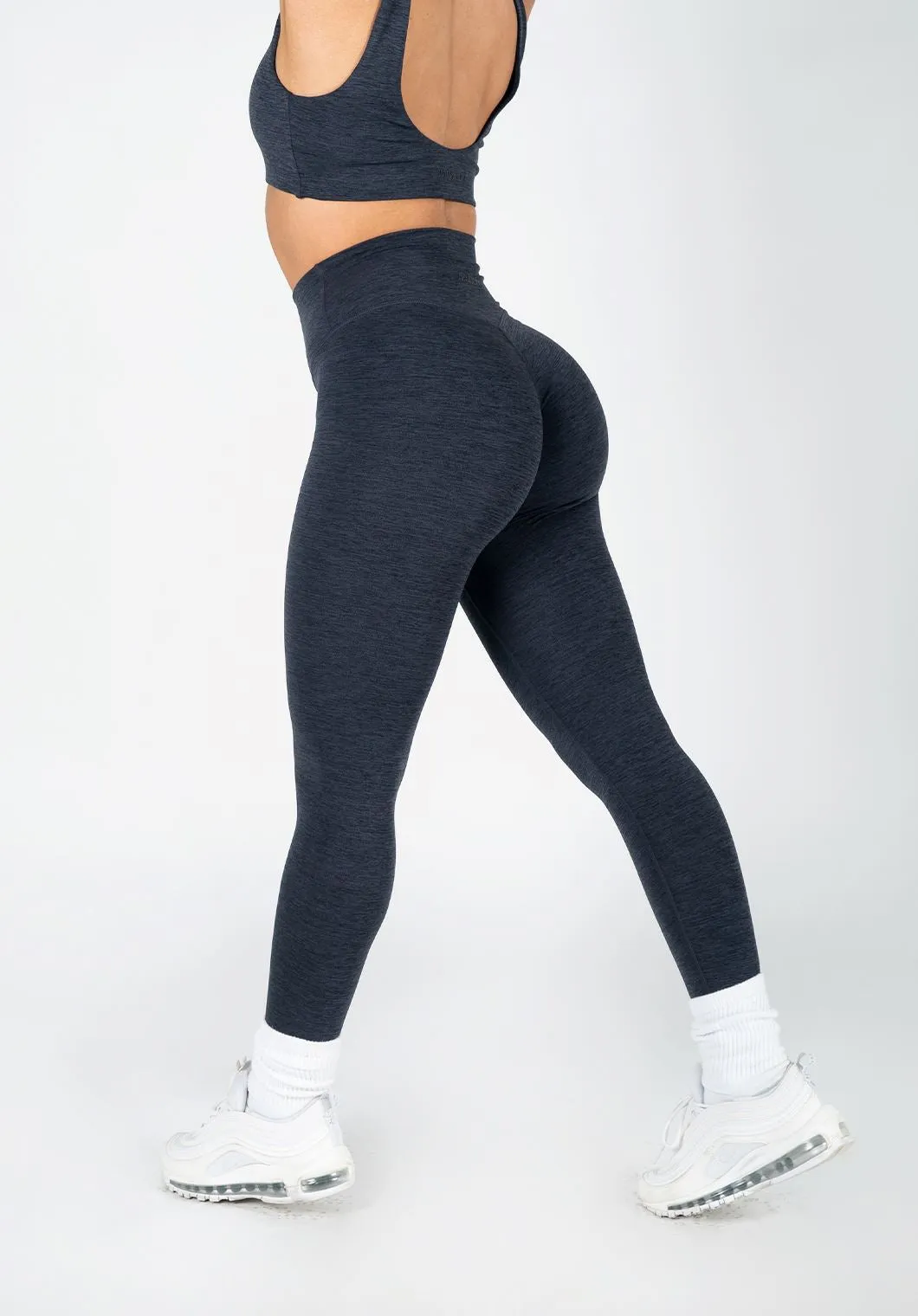 Reluna Spacedye Original Sculptseam? Legging Black Static Fitness Lover Dance Studio Layered Paneling