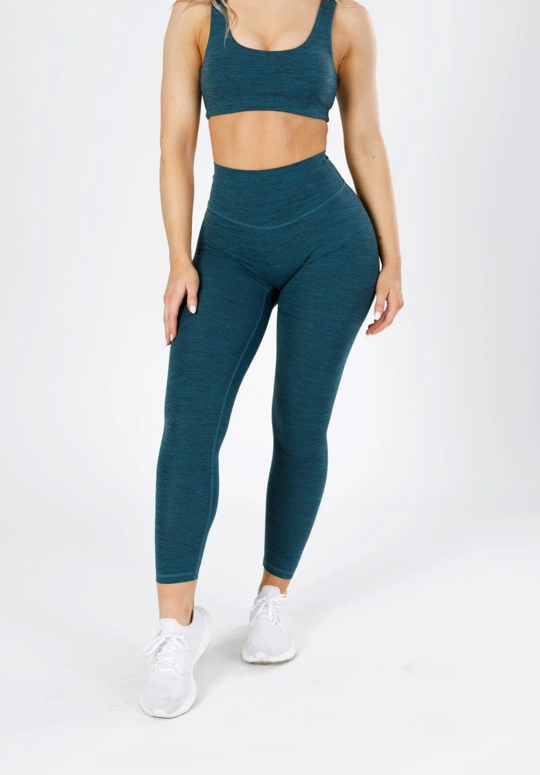 Reluna Spacedye Original Sculptseam? Legging Green Static Air Comfort Effortless Active Fit
