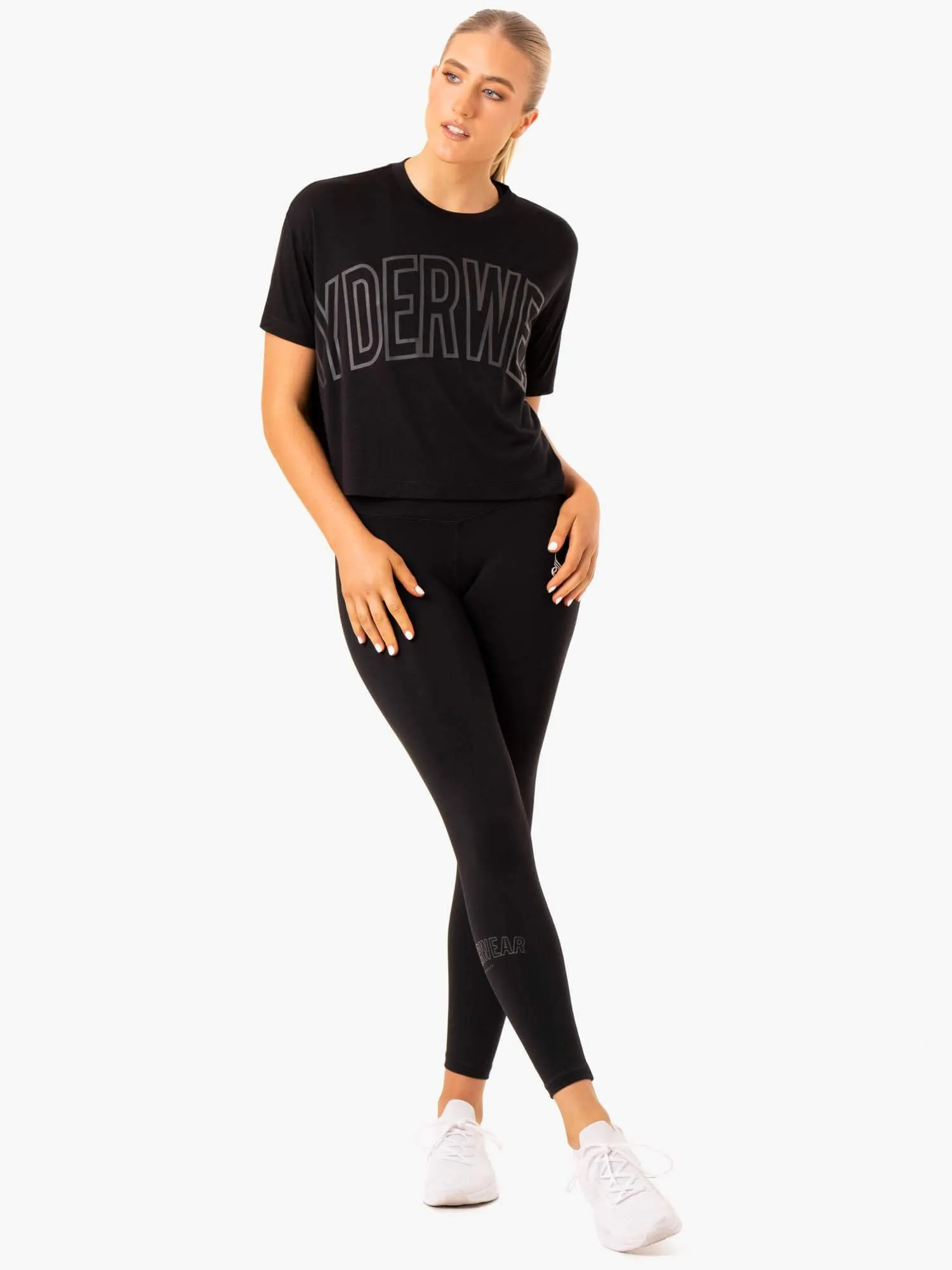 EcoFriendlyDyes Replay Boxy Tee - Black