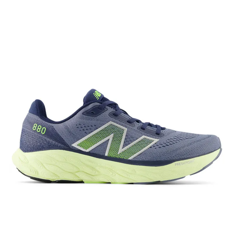 WaterResistantCoating Fresh Foam X 880v14 - Arctic Grey with Limelight and NB Navy - Men's